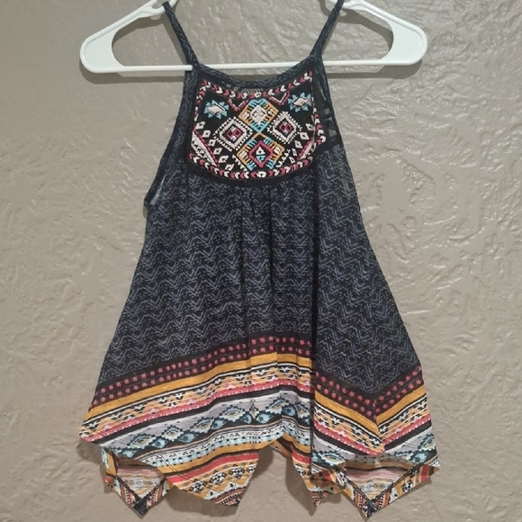 Crave Fame Black and Orange Camisole with Embroidered Neckline Size S - Picture 2 of 12